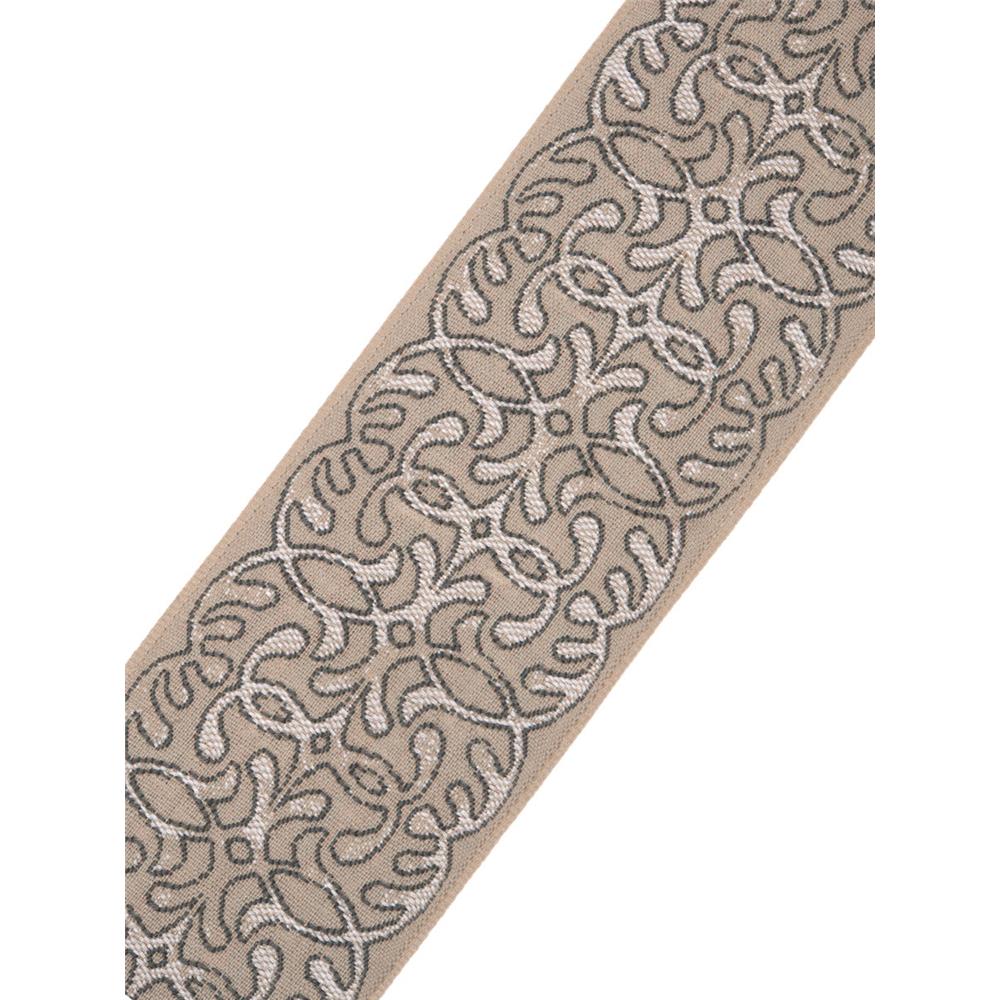 Fabricut 6560601 Embroidered And Woven Tapes Trimmings Sarai Granite