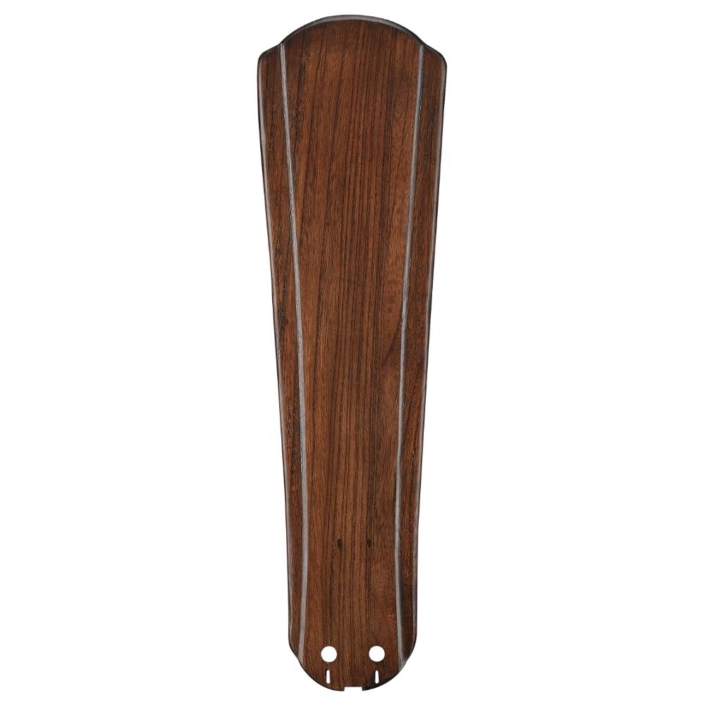 Fanimation B5310WA 22" Raised Contour Carved Wood Blade Set: Walnut - Set