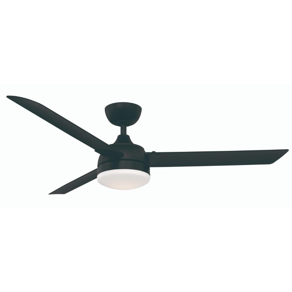 Fanimation Xeno Wet - 56 inch - Black with Black Blades and LED Indoor/Outdoor Fan