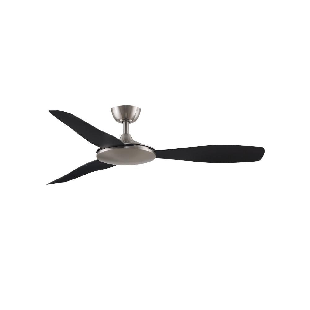 Fanimation FPD8520BNBL GlideAire - 52" - Brushed Nickel with Black Blades