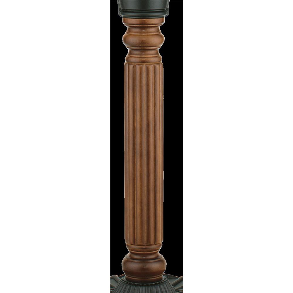 Fanimation FPH70CP Old Havana Pedestal Column: Carved Post