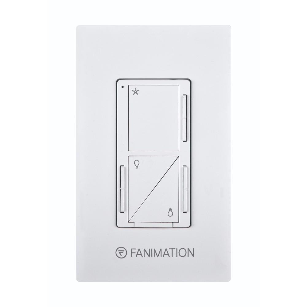 Fanimation WC3WH Wall Control - Fan 3 Speeds and Upper/Down Light - White