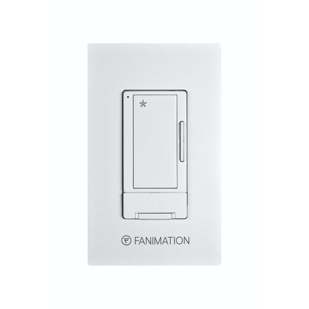 Fanimation WR500WH Wall Control with Receiver - 3 fan Speeds - White