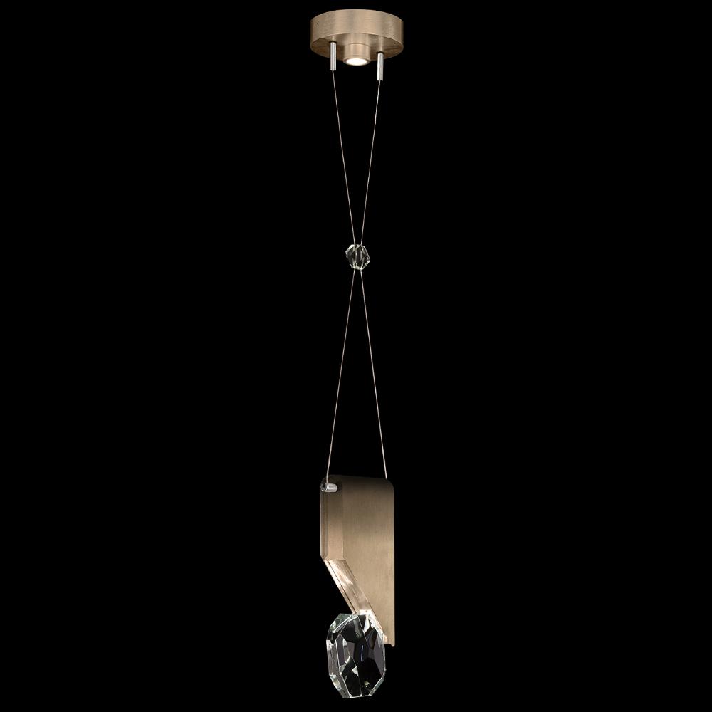 Fine Art Handcrafted Lighting 100001-3 Aria 7.25"W Round Pendant in Soft Ombre Bronze