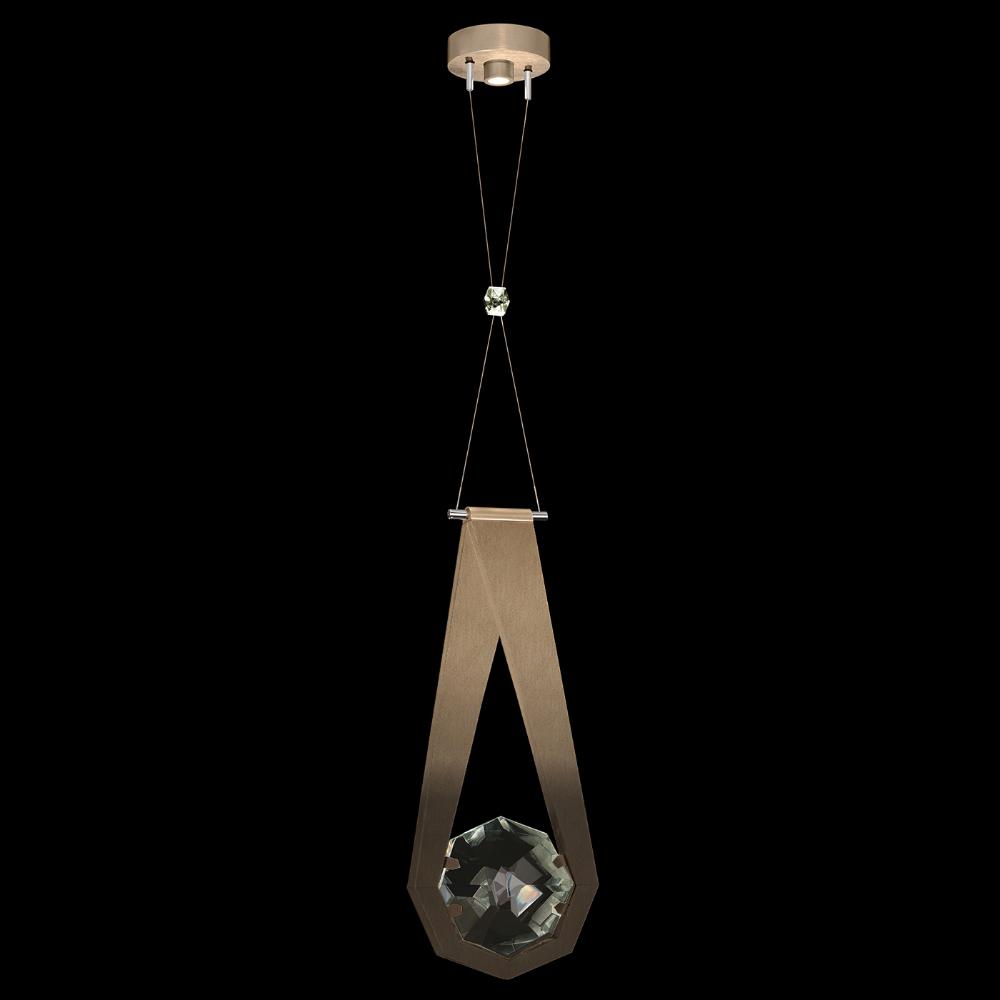 Fine Art Handcrafted Lighting 100002-3 Aria 10.25"W Round Pendant in Soft Ombre Bronze