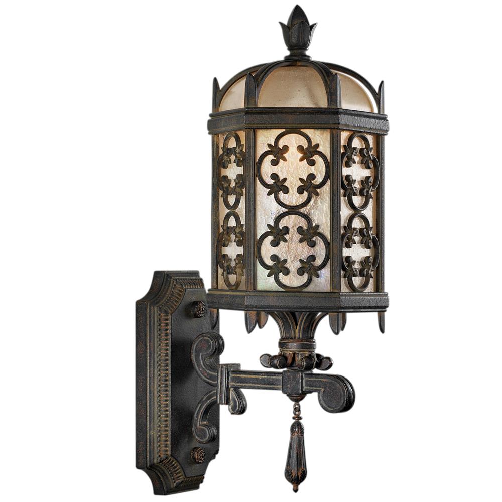 Fine Art Lamps 329881ST Costa del Sol 20" Outdoor Wall Mount in Wrought Iron