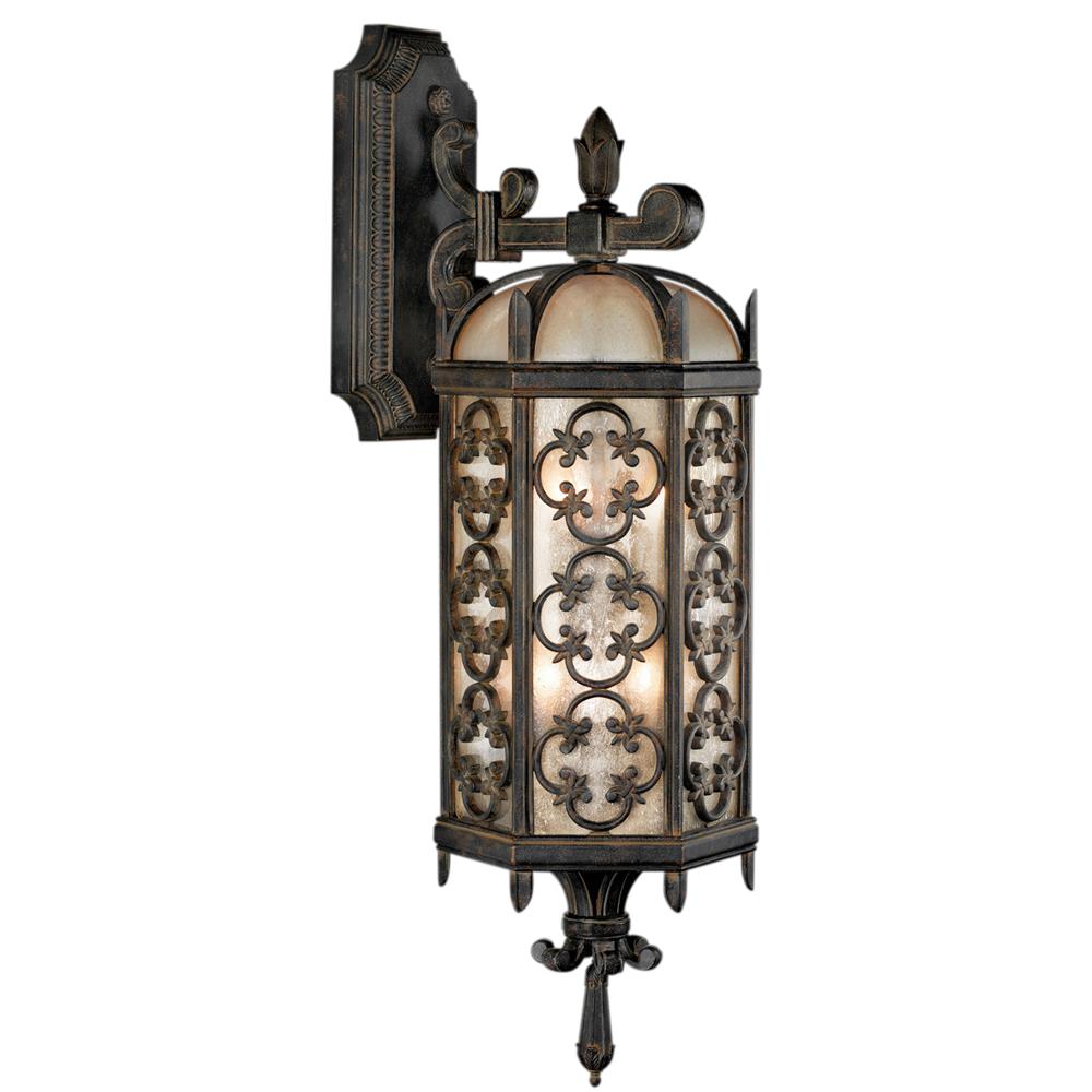 Fine Art Lamps 338281ST Costa del Sol 27" Wrought Iron Outdoor Wall Mount