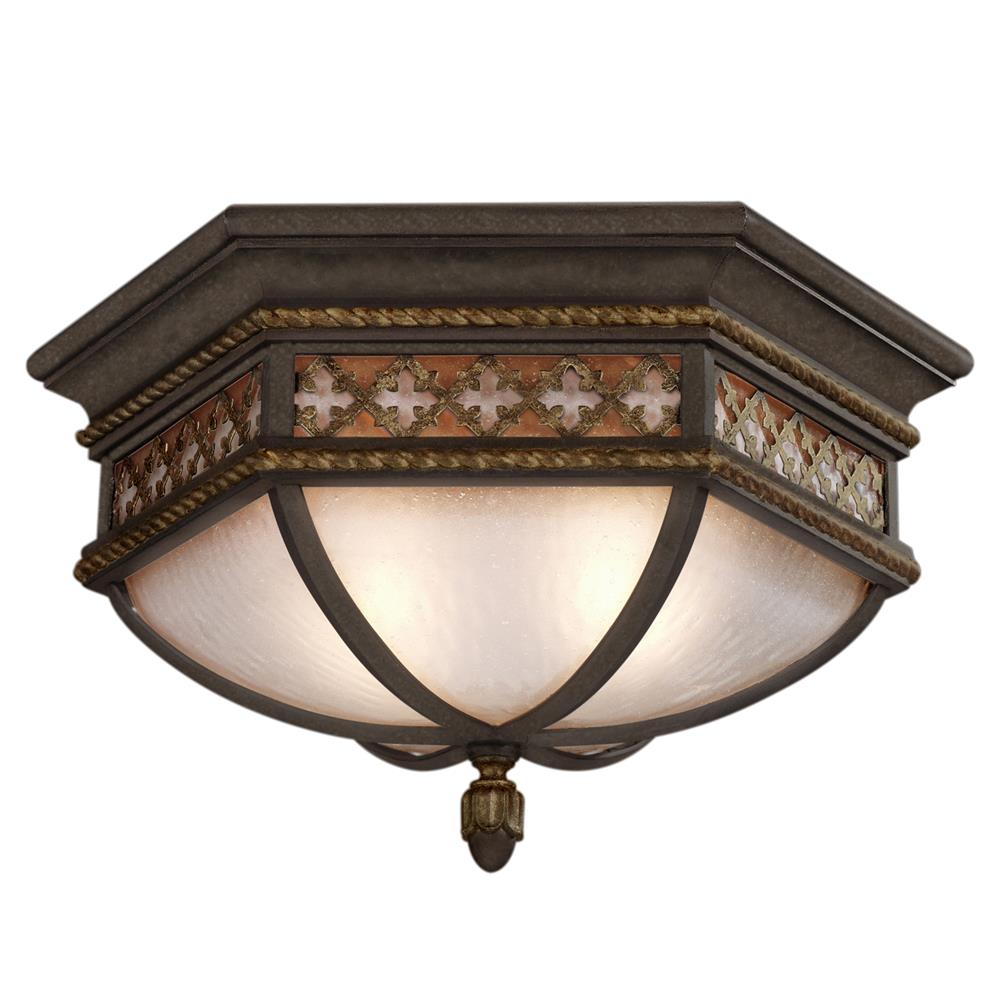 Fine Art Lamps 403082ST Chateau Outdoor 21" Outdoor Flush Mount in Bronze