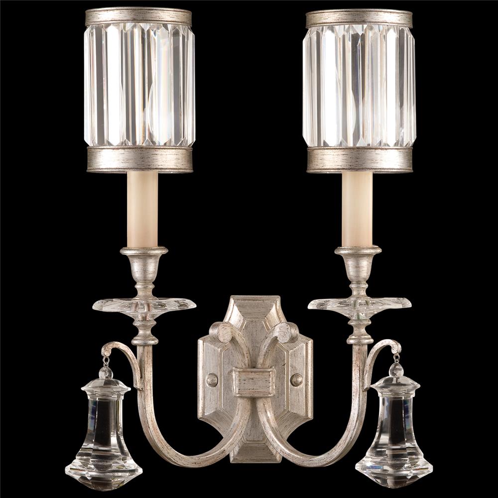 Fine Art Lamps 583050-2ST Eaton Place 19" Sconce in Silver
