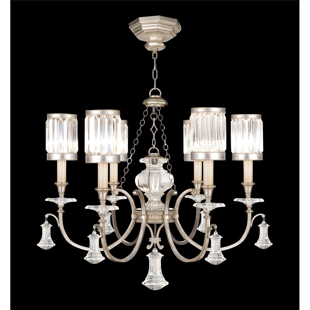 Fine Art Lamps 595440-2ST Eaton Place 32" Round Chandelier in Silver