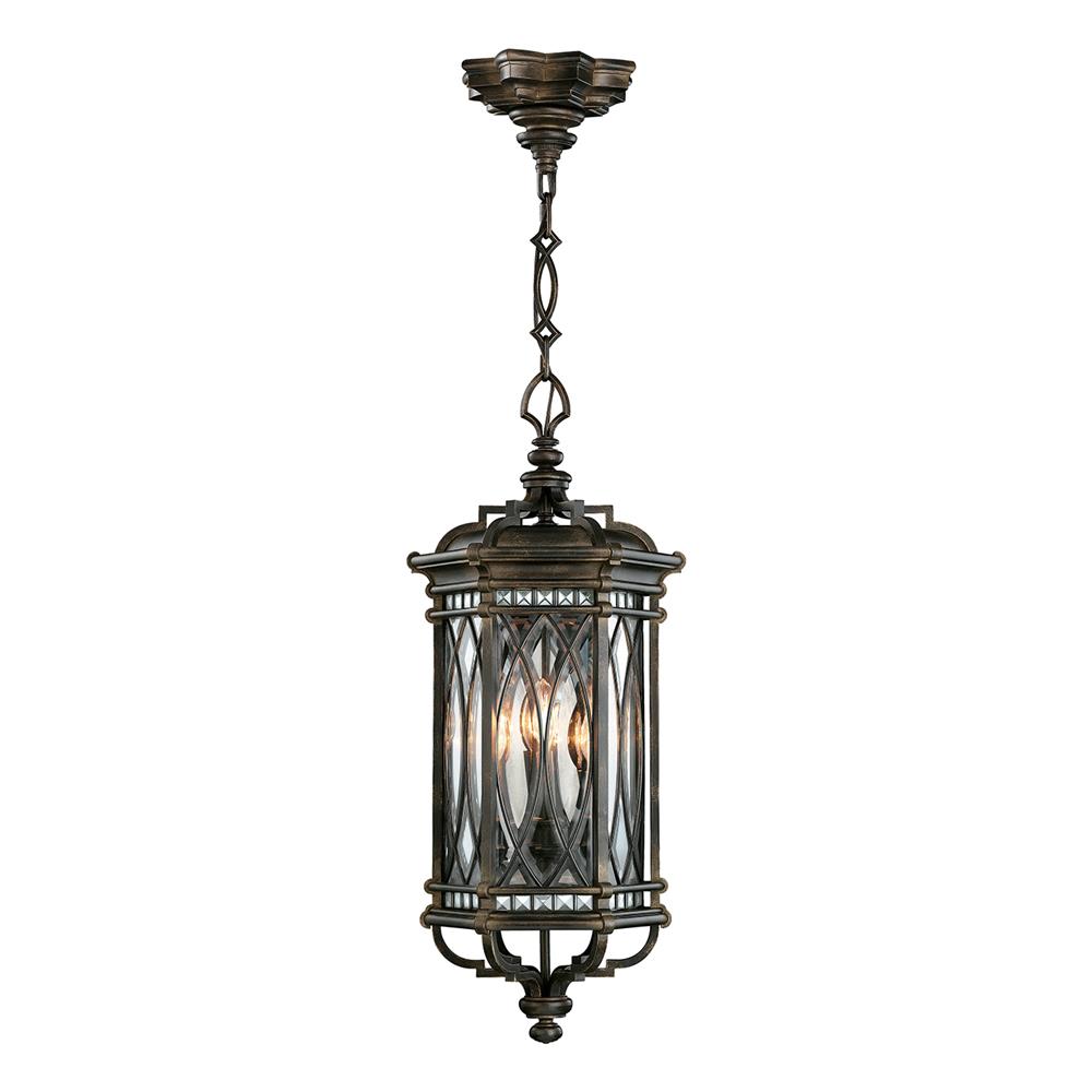 Fine Art Lamps 610882ST Warwickshire 13" Outdoor Lantern in Black