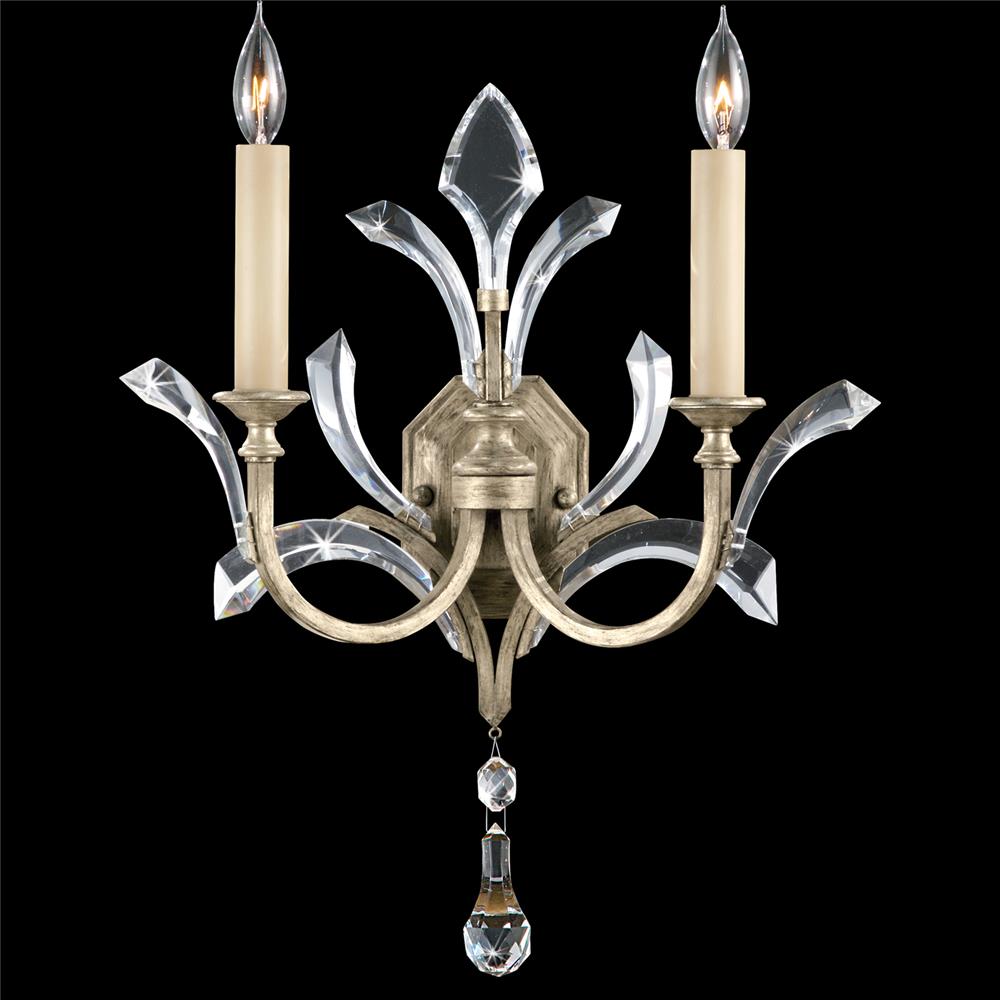 Fine Art Lamps 701850ST Beveled Arcs 22" Sconce in Silver