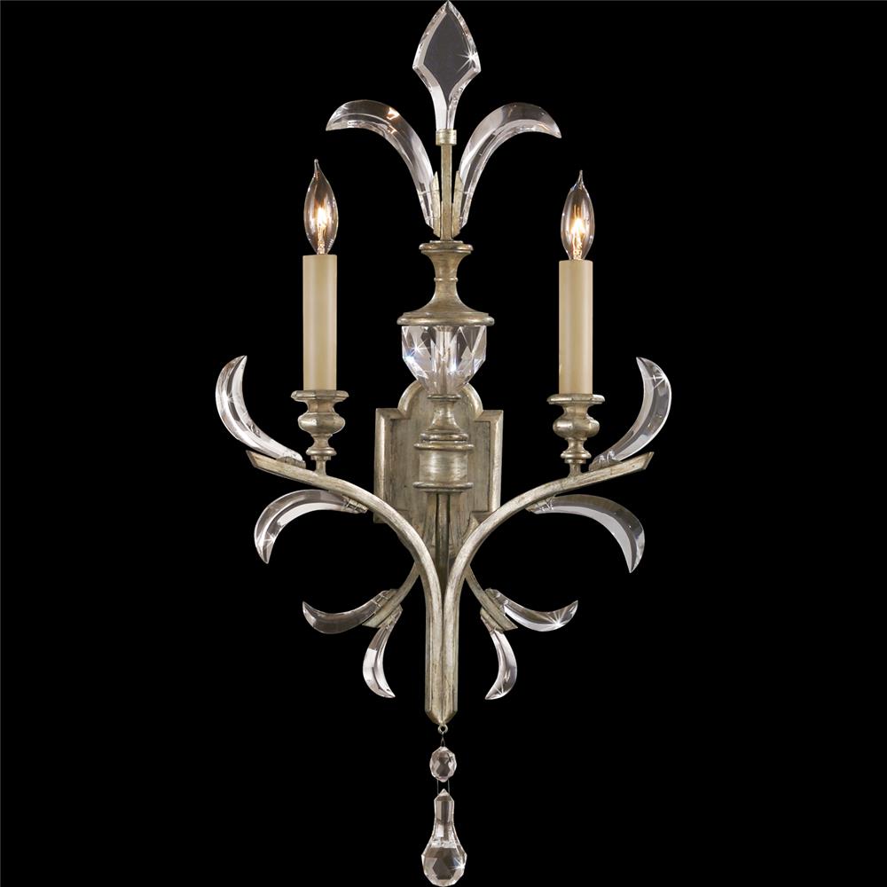 Fine Art Lamps 704850ST Beveled Arcs 32" Sconce in Silver