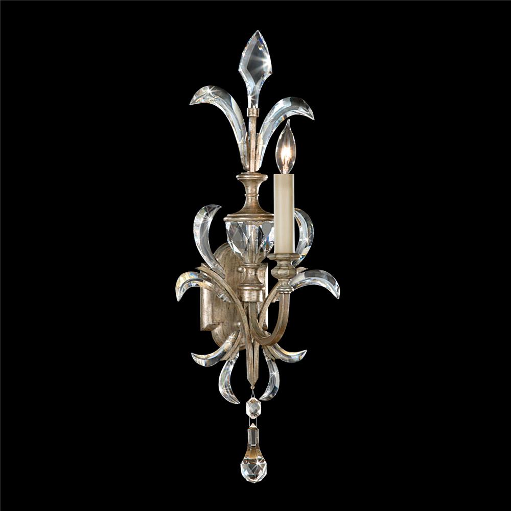 Fine Art Lamps 704950ST Beveled Arcs 29" Sconce in Silver