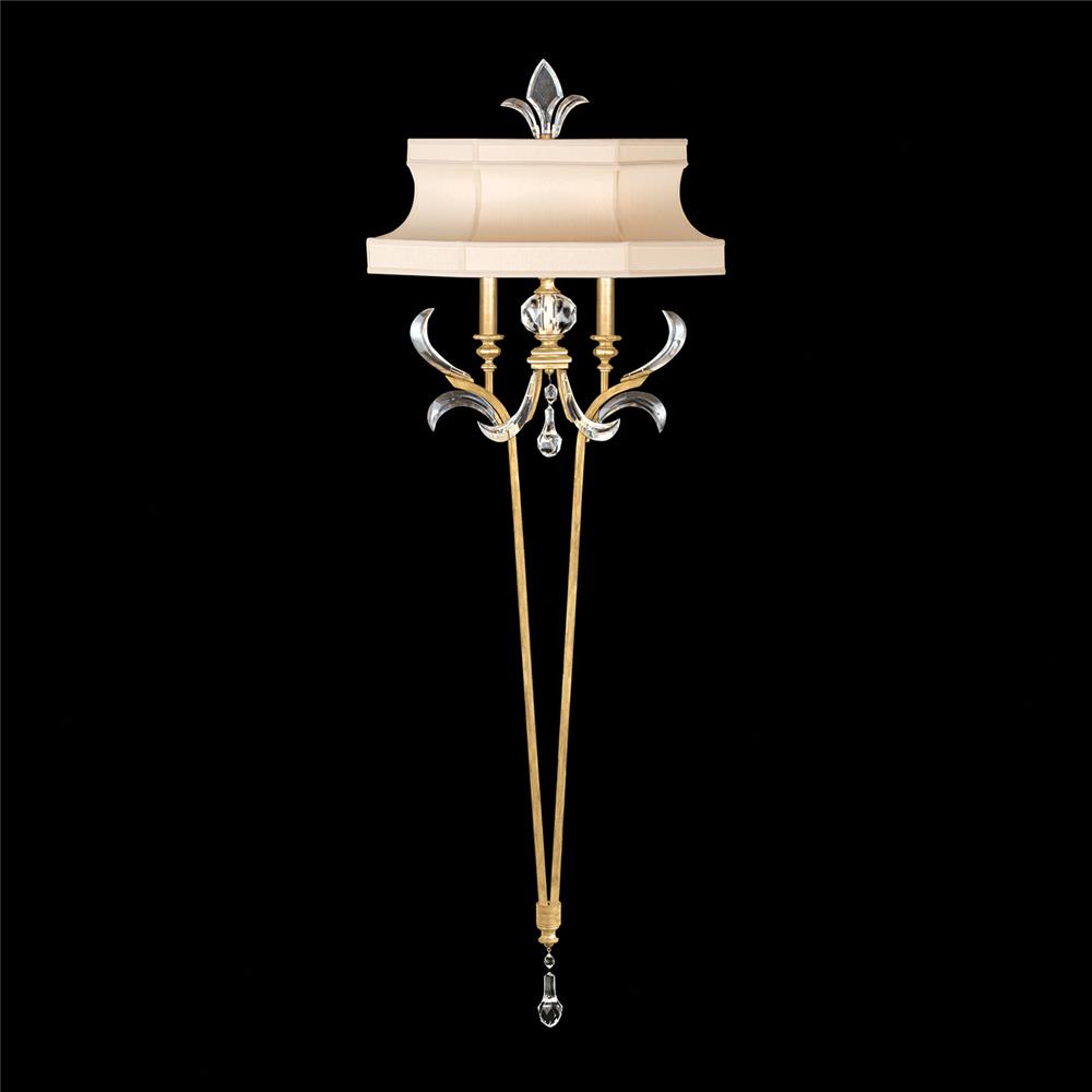 Fine Art Lamps 706950-SF3 Beveled Arcs 66" Sconce in Gold Leaf
