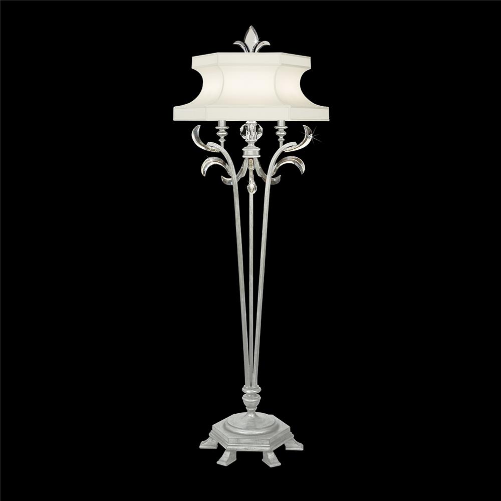 Fine Art Lamps 737420-SF4 Beveled Arcs 72" Floor Lamp in Silver Leaf