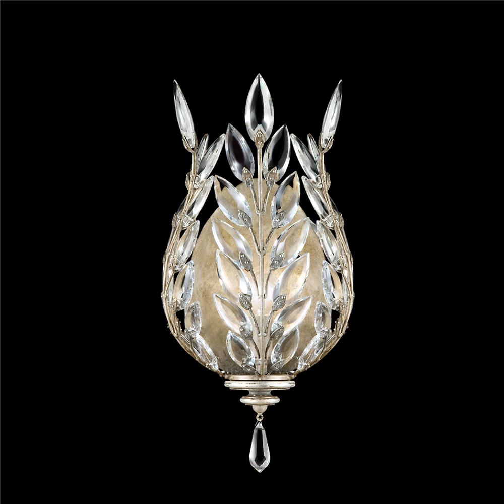 Fine Art Lamps 759550ST Crystal Laurel 17" Sconce in Silver