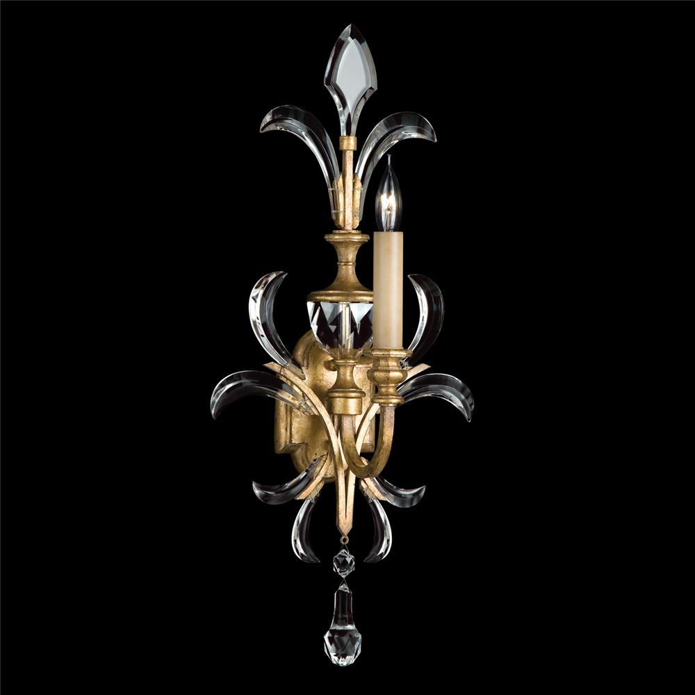 Fine Art Lamps 760450ST Beveled Arcs 29" Sconce in Gold