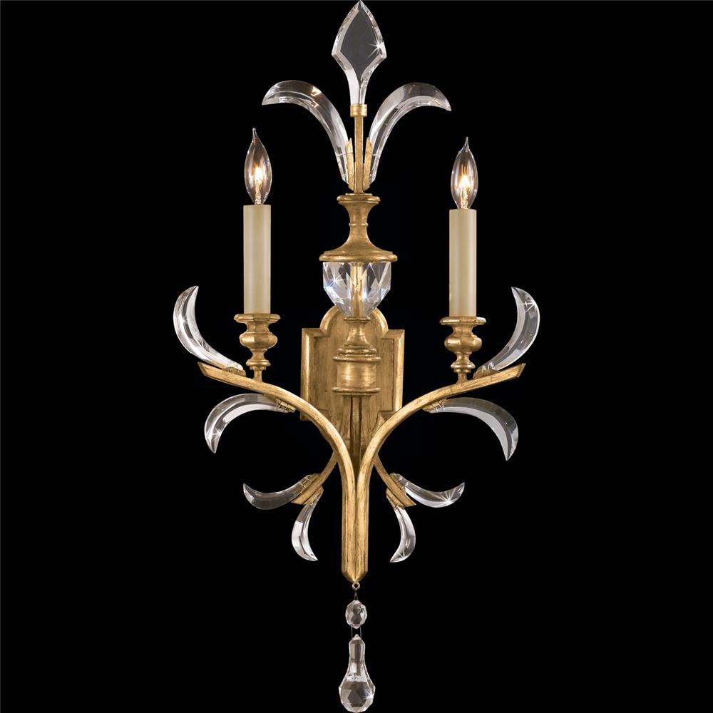 Fine Art Lamps 760750ST Beveled Arcs 32" Sconce in Gold