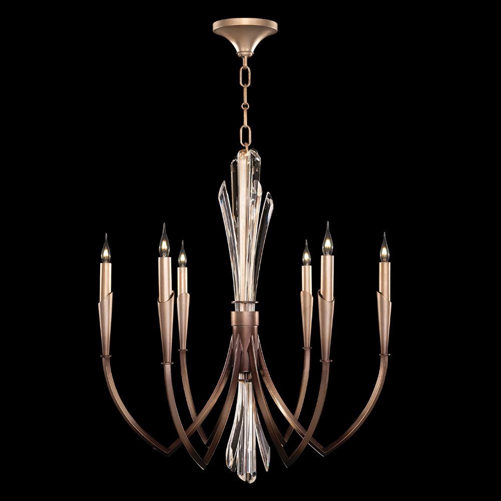 Fine Art Lamps 782540-3ST Trevi 26" Round Pendant in Bronze
