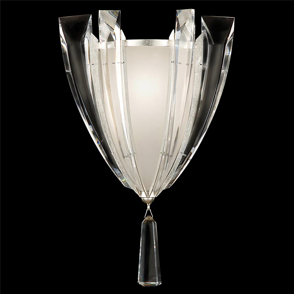 Fine Art Lamps 799550ST Vol de Cristal 16" Sconce in Silver