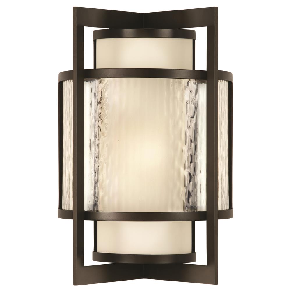 Fine Art Lamps 818081ST Singapore Moderne Outdoor 15" Outdoor Wall Sconce in Bronze