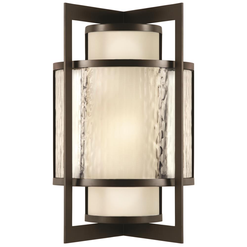 Fine Art Lamps 818181ST Singapore Moderne Outdoor 19" Outdoor Wall Sconce in Bronze
