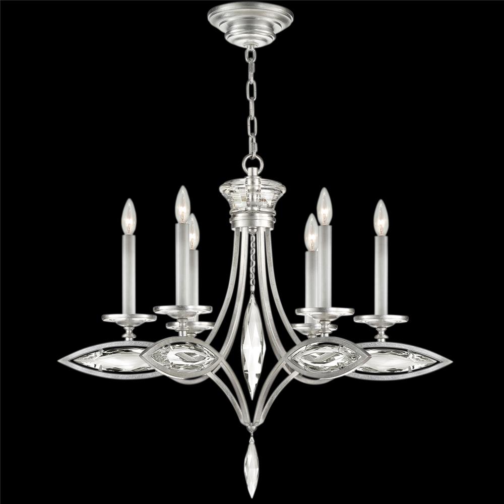 Fine Art Lamps 843540-12ST Marquise 29.25" Round Chandelier in Silver