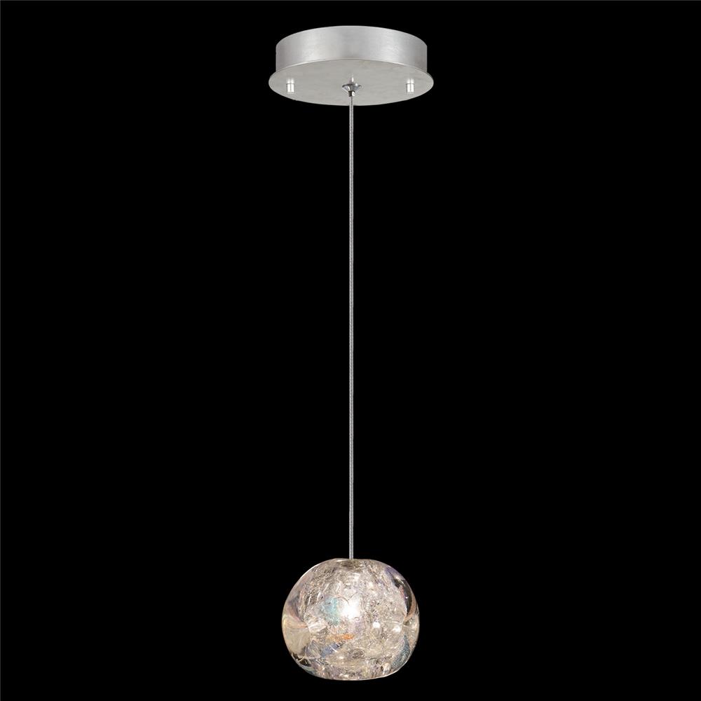 Fine Art Lamps 852240-106LD Natural Inspirations 5.5" Round Drop Light in Silver