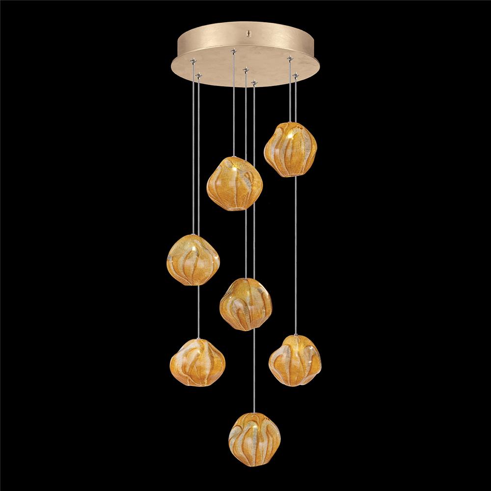 Fine Art Lamps 866440-22LD Vesta 14" Round Pendant in Gold