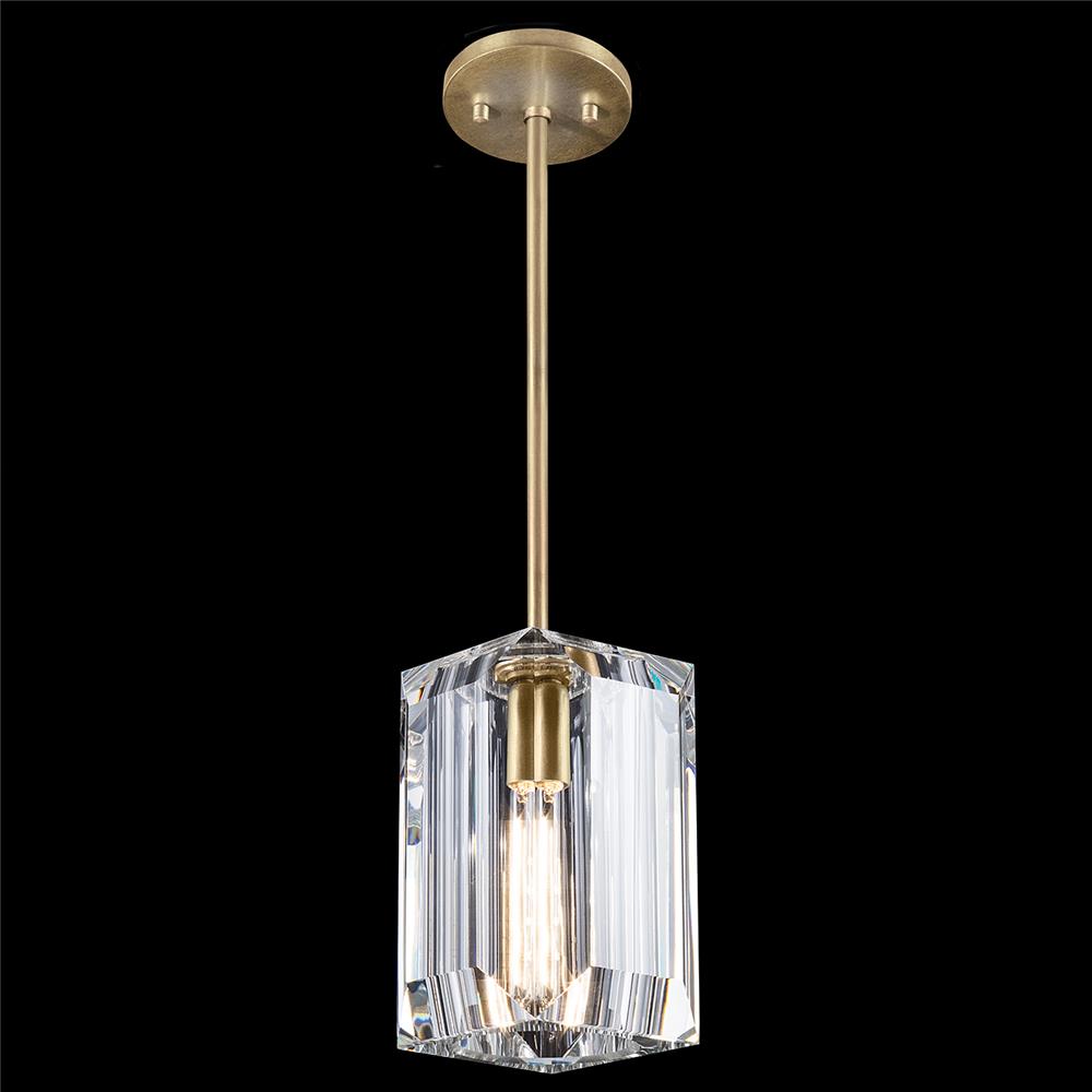 Fine Art Lamps 875440-2ST Monceau 5.5" Square Drop Light in Gold