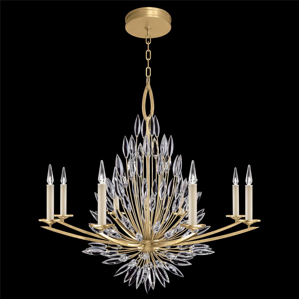 Fine Art Lamps 881240-1ST Lily Buds 41" Round Chandelier in Gold