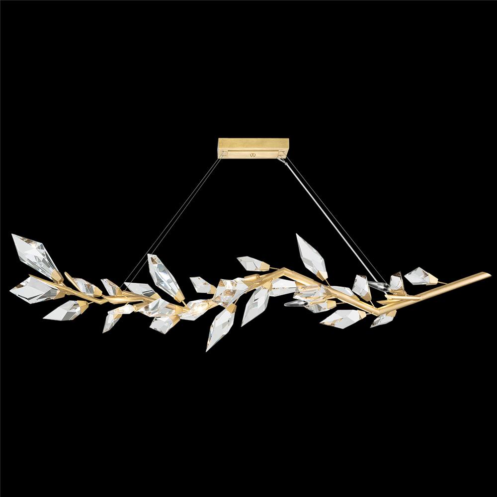 Fine Art Lamps 902440-2ST Foret 63.5" Linear Pendant in Gold