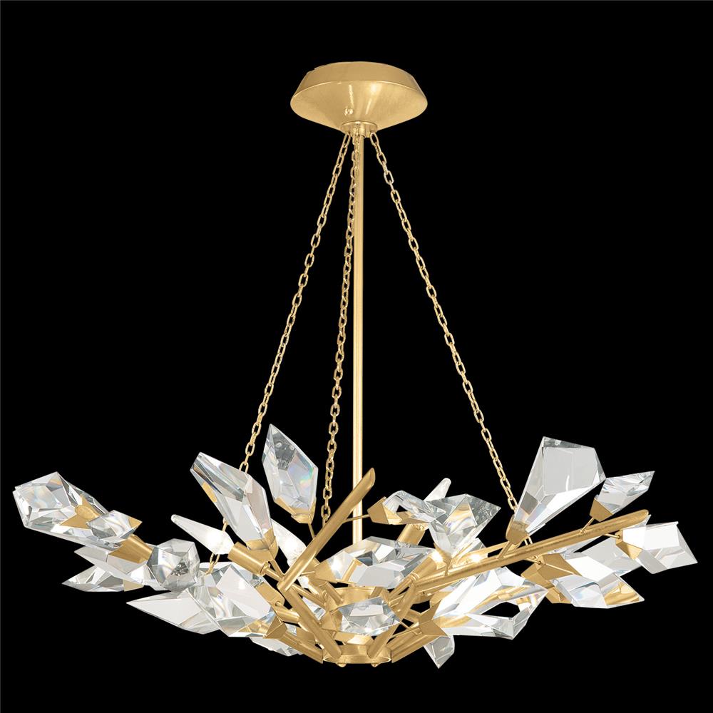 Fine Art Lamps 907840-2ST Foret 35.5" Round Pendant in Gold