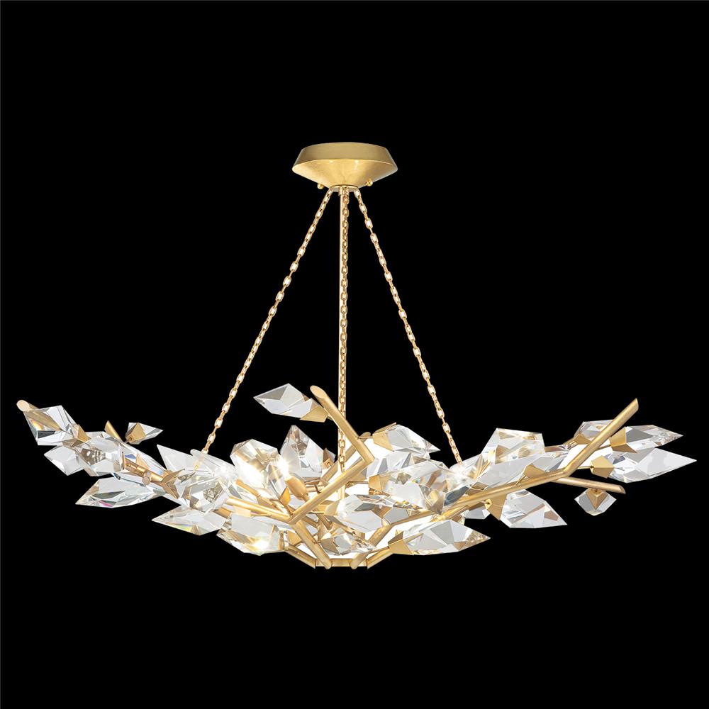 Fine Art Lamps 909040-2ST Foret 46.5" Round Pendant in Gold