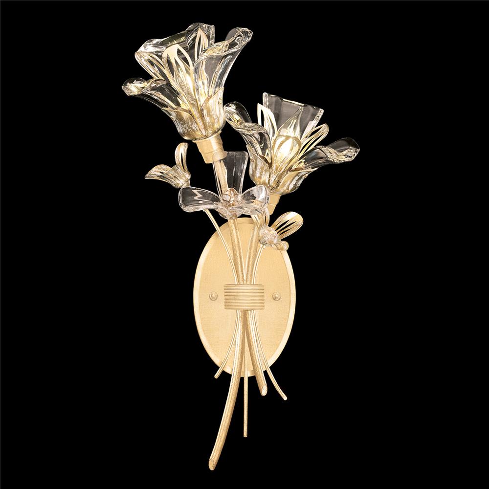 Fine Art Lamps 915450-2ST Azu 19.5" Sconce in Gold Leaf