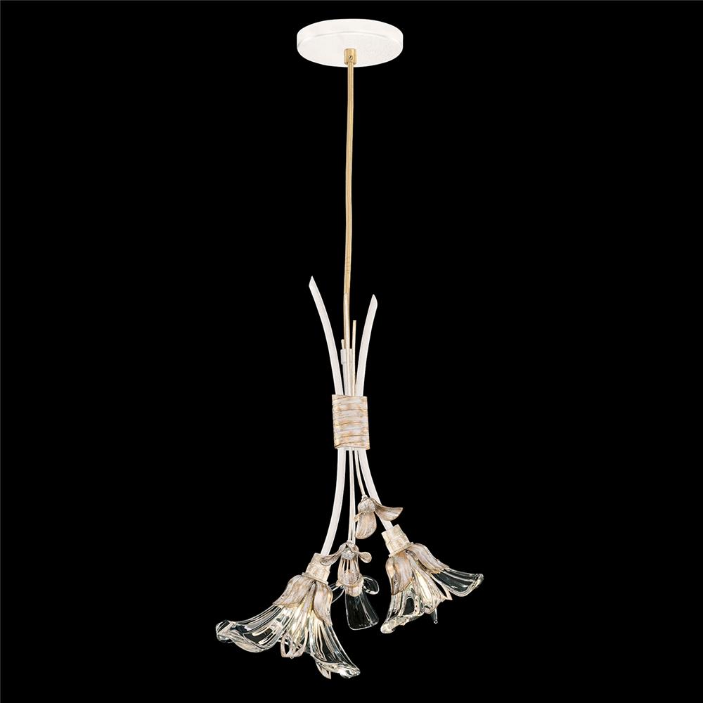 Fine Art Lamps 916740-3ST Azu 11" Round Drop Light in White