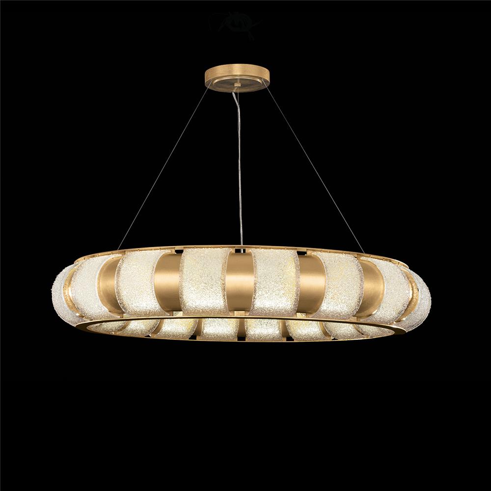 Fine Art Lamps 925740-31ST Bond 45" Round Pendant in Gold