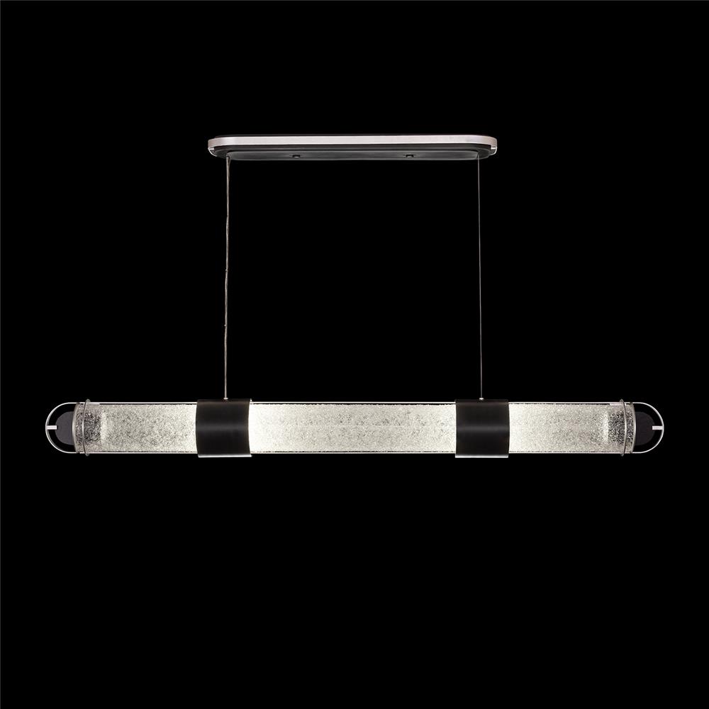 Fine Art Lamps 926040-11ST Bond 60" Linear Pendant in Black/Silver