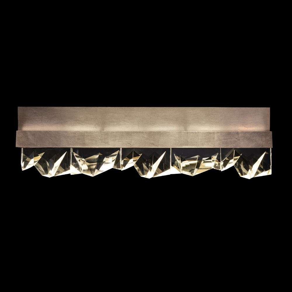 Fine Art Handcrafted Lighting 927950-3ST Strata 30.5"  Sconce in Ombré Bronze with Champagne Gold Undertones