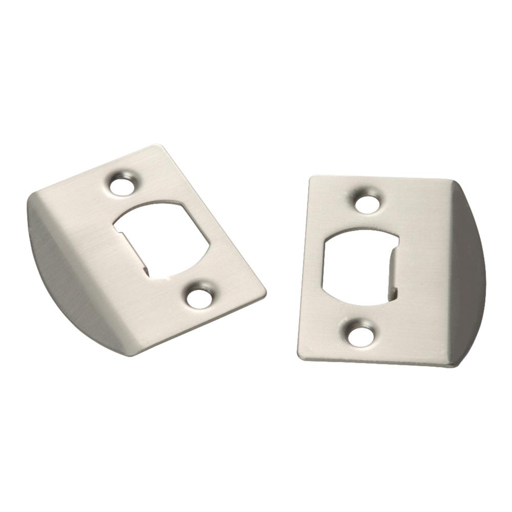 First Watch Security 1065-SN Full Lip Strikes - 2 Pack 1-1/8 Inch X 2-1/4 Inch Satin Nickel Finish