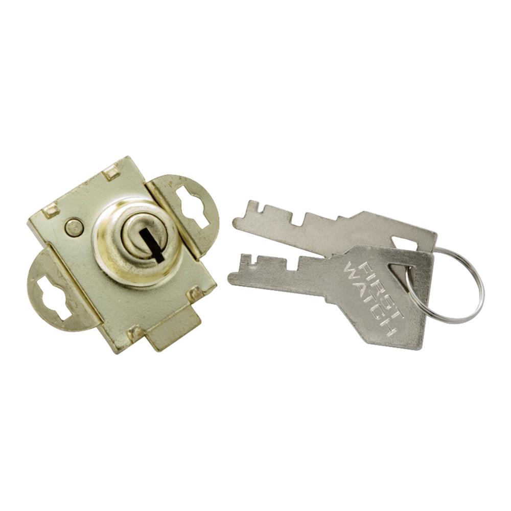 First Watch Security 1319 Mailbox Lock Polished Brass Finish