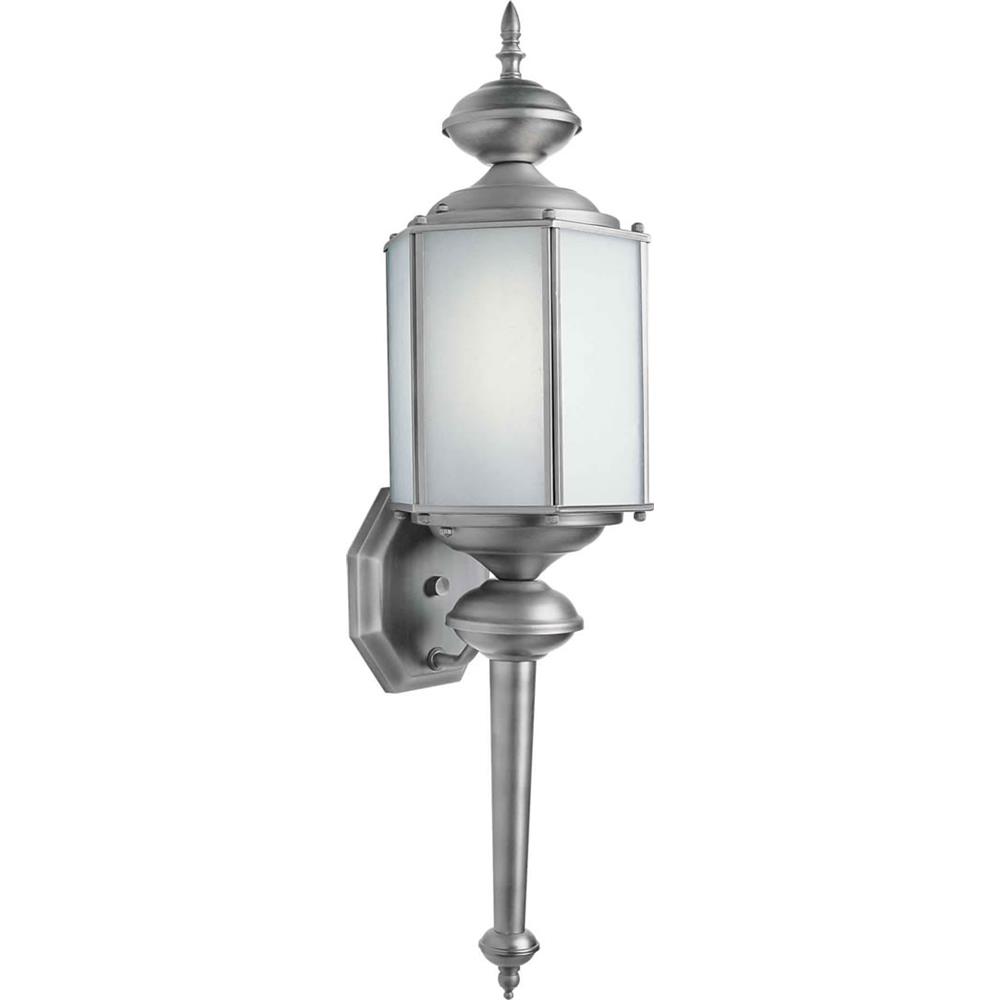 Forte Lighting 10021-01-54 1 LT FL Outdoor Lantern in Olde Nickel