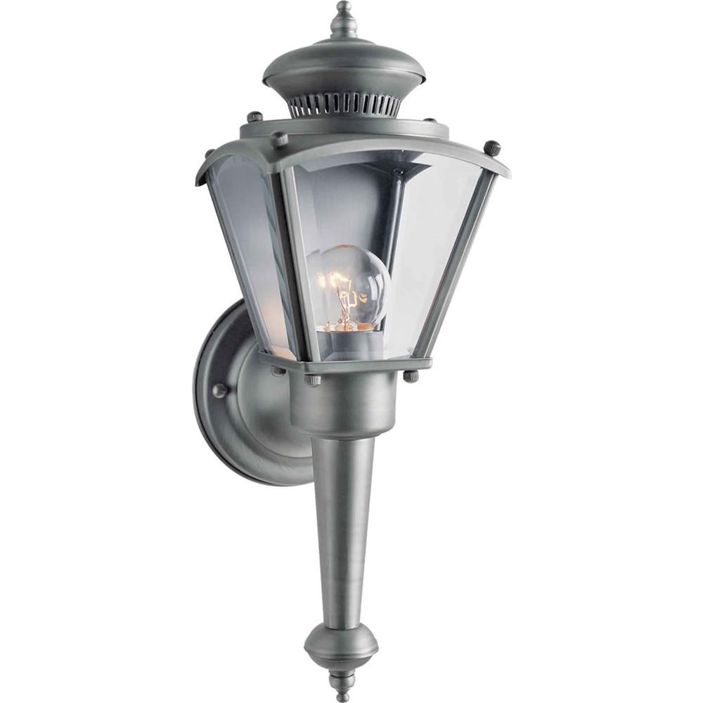 Forte Lighting 1004-01-54 1 LT Outdoor Lantern in Olde Nickel
