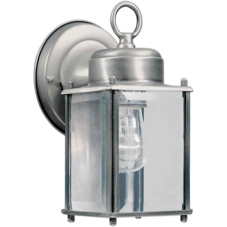 Forte Lighting 1005-01-54 1 LT Brass Outdoor Lantern in Olde Nickel