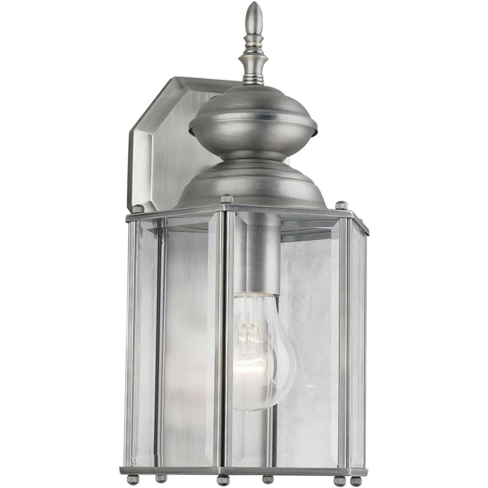 Forte Lighting 1007-01-54 1 LT Brass Outdoor Lantern in Olde Nickel
