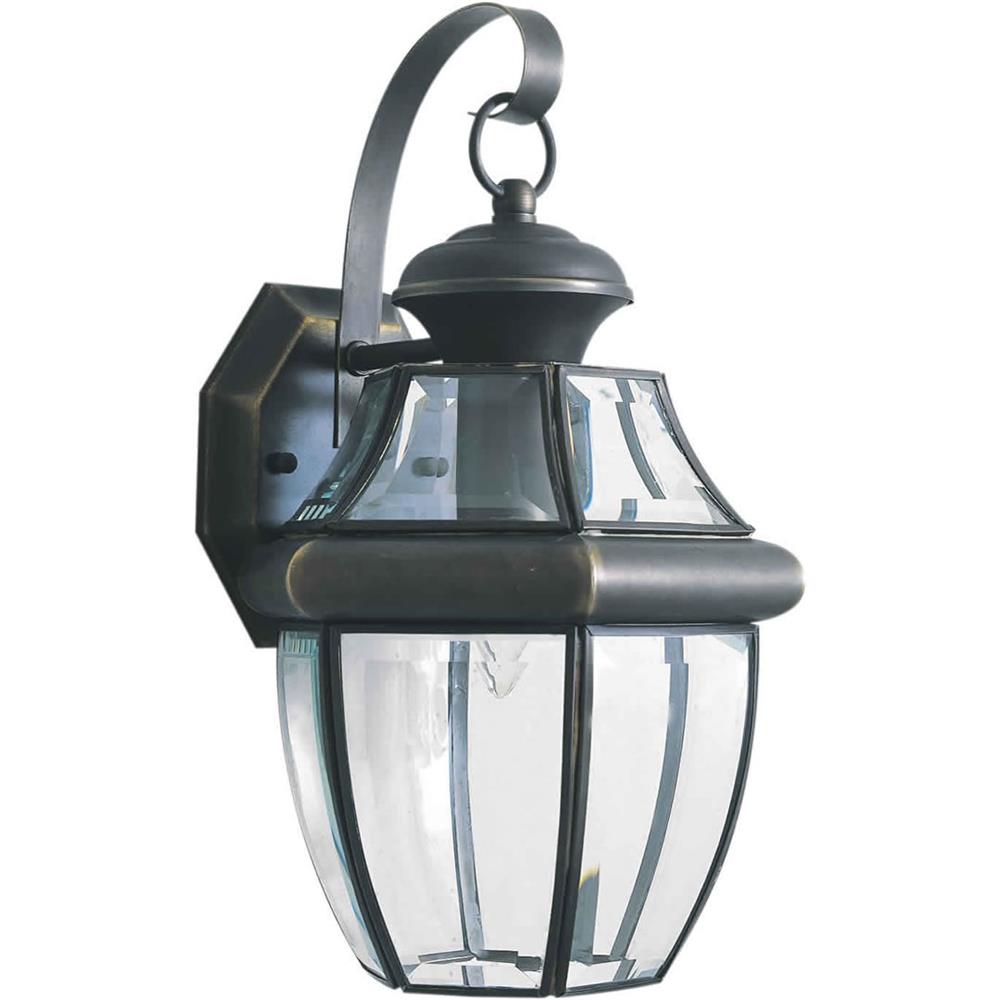 Forte Lighting 1201-01-14 1 LT Brass Outdoor Lantern in Royal Bronze