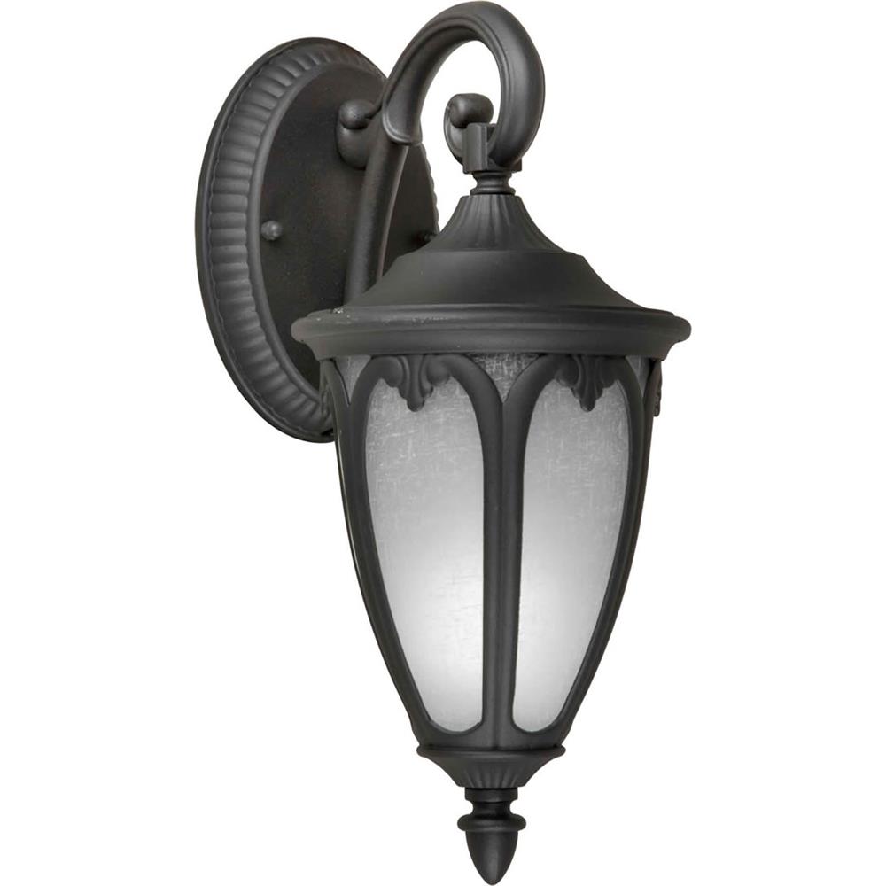 Forte Lighting 17048-01-04 1 LT FL Cast Al Outdoor Lantern in Black