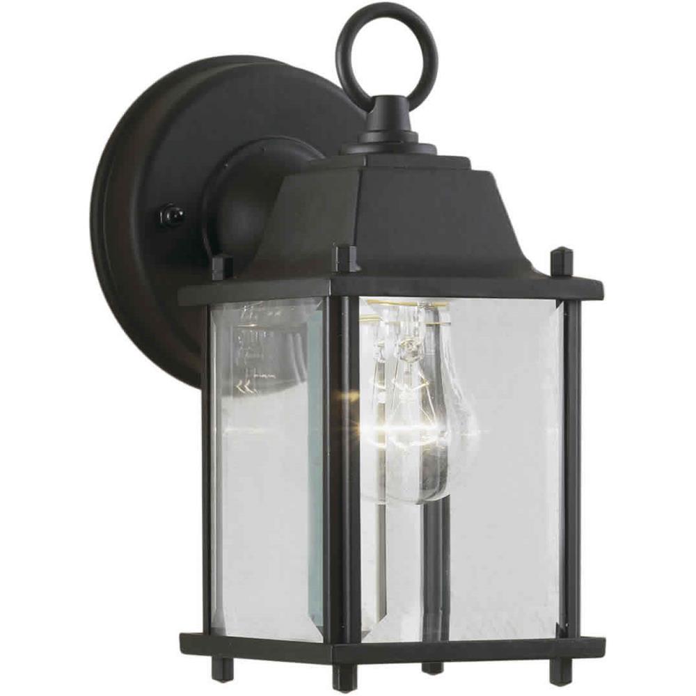 Forte Lighting 1705-01-04 1 LT Cast Al Outdoor Lantern in Black