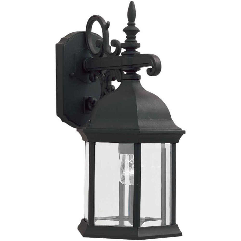 Forte Lighting 1708-01-04 1 LT Cast Al Outdoor Lantern in Black